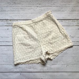 Urban Outfitters Kimchi Blue Lace Shorts